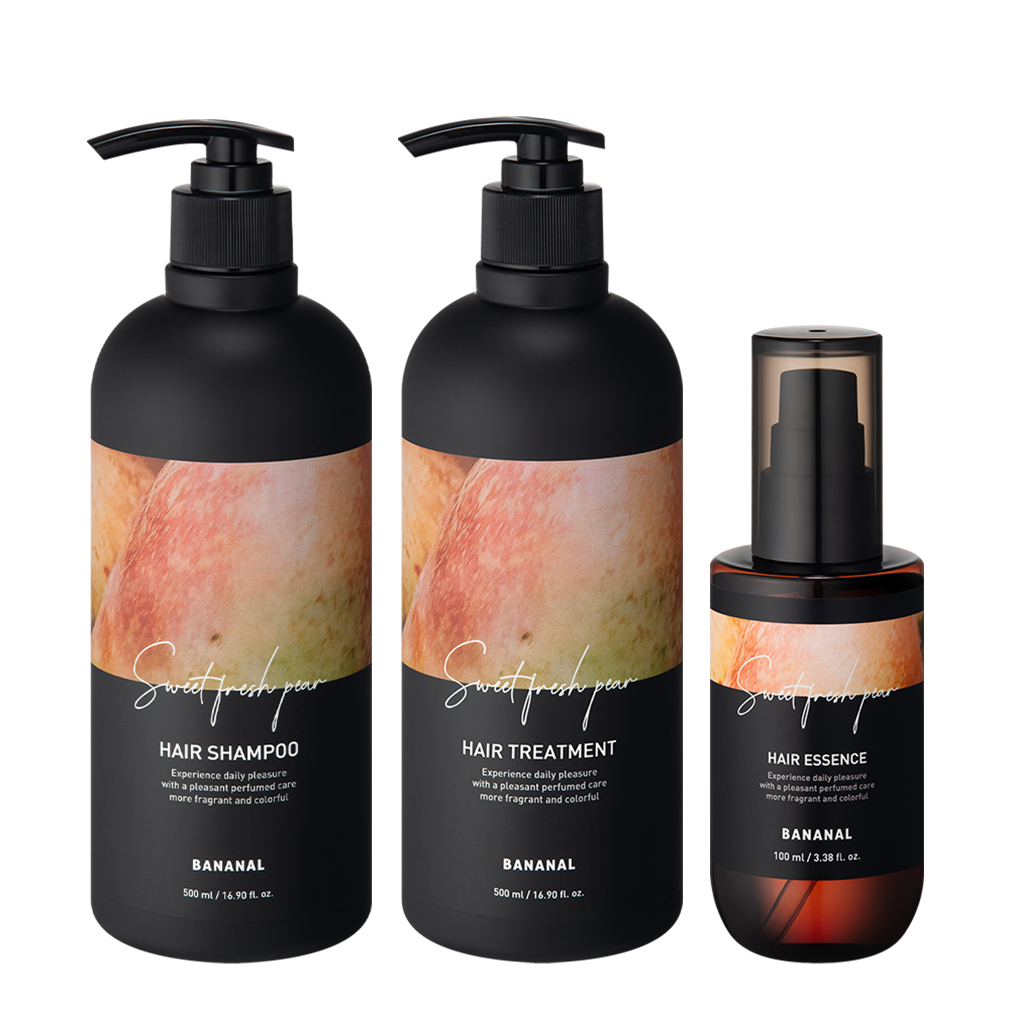 Perfumed Hair Routine Set - Sweet Fresh Pear (3 pc)