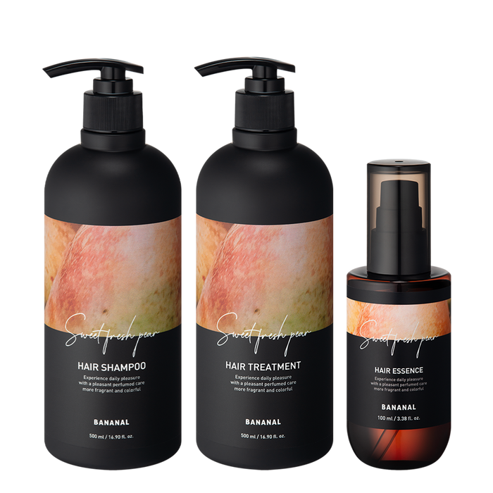 Perfumed Hair Routine Set - Sweet Fresh Pear (3 pc)