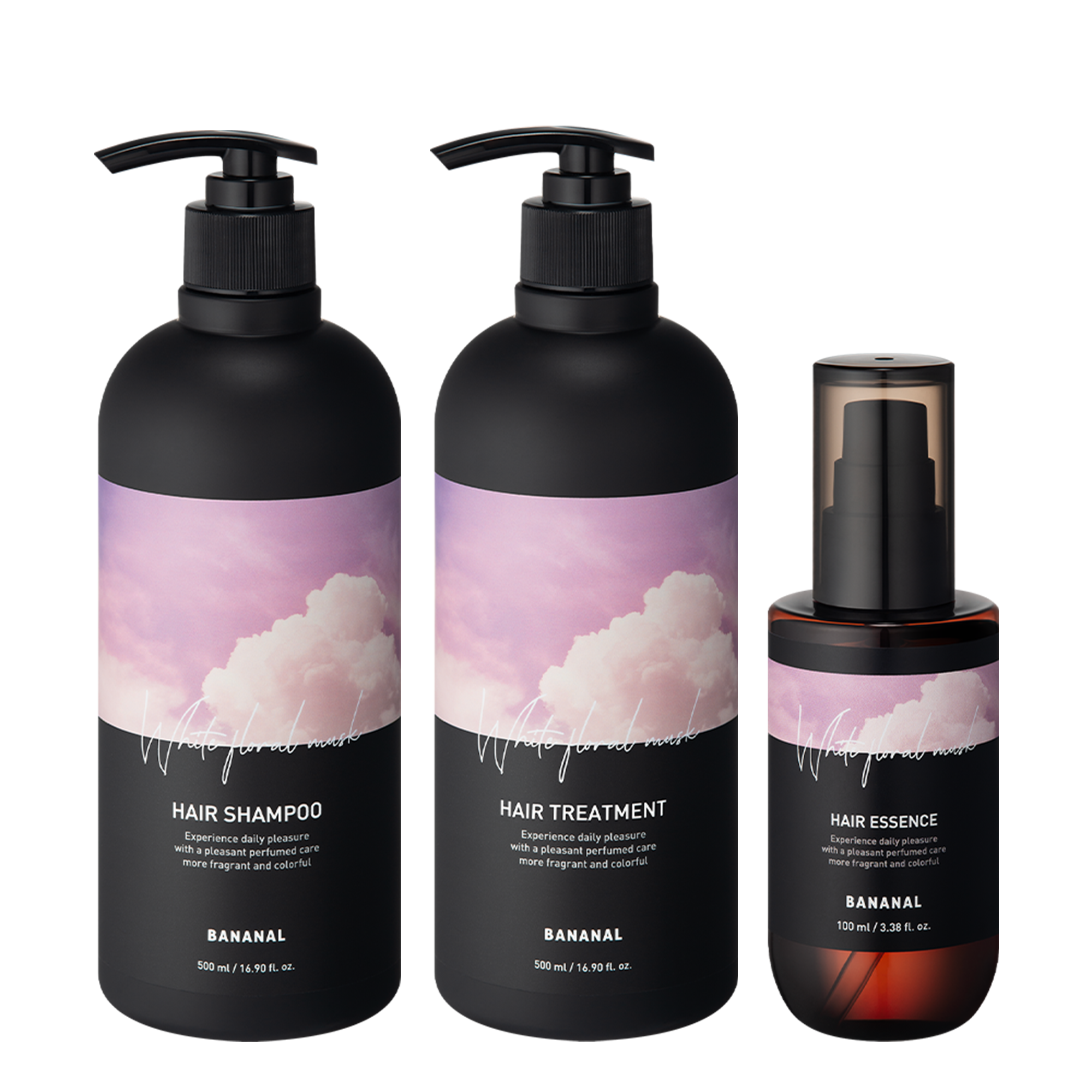Perfumed Hair Routine Set - White Floral Musk (3 pc)