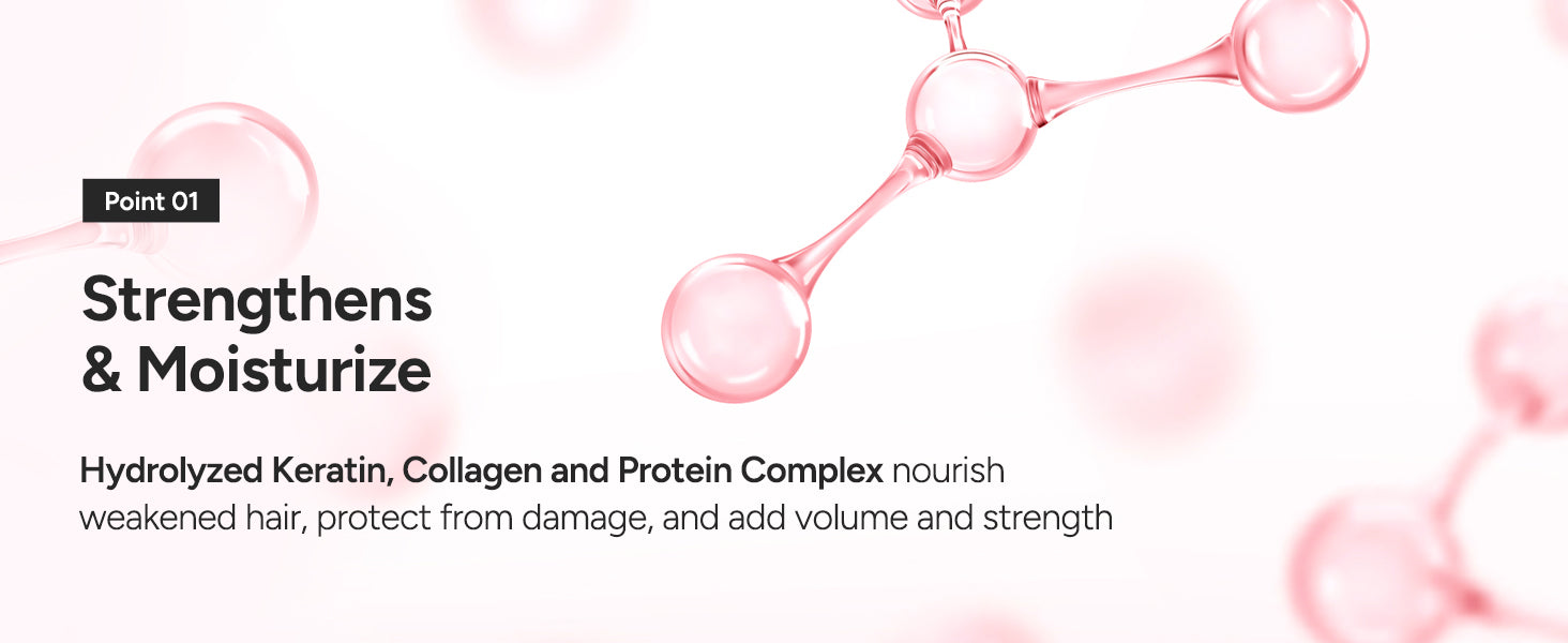 Point 01 — a gentle daily wash that cleans without stripping, leaving hair soft rather than squeaky